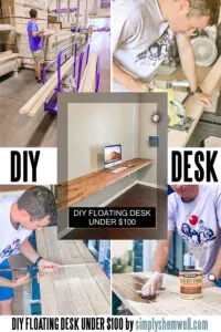 DIY Floating Desk