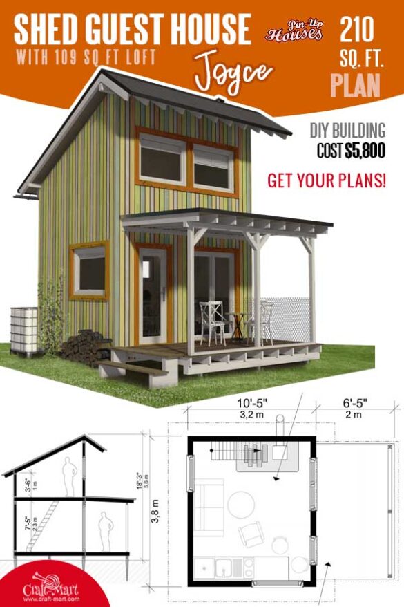 13 DIY Wooden Shed Plans You Can Easily Build - Craft-Mart