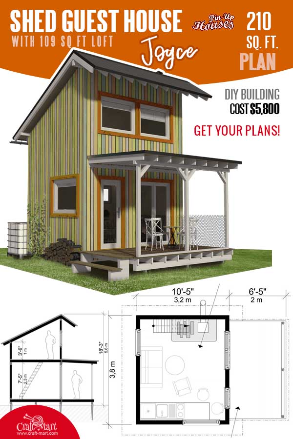 Shed Guest House Plans Joyce