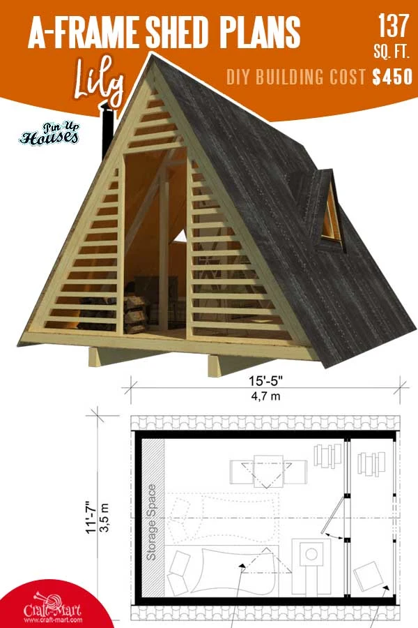 A-Frame Shed Plans Lily
