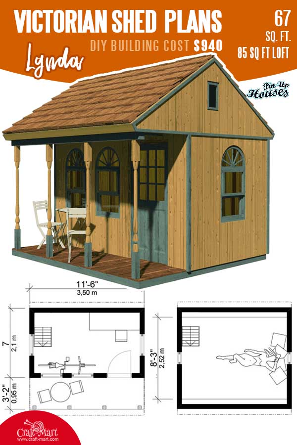 13 DIY Wooden Shed Plans You Can Easily Build - Craft-Mart