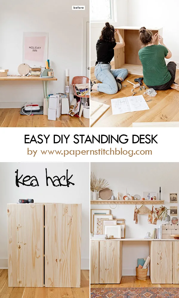 IKEA HACK: DIY Standing Desk