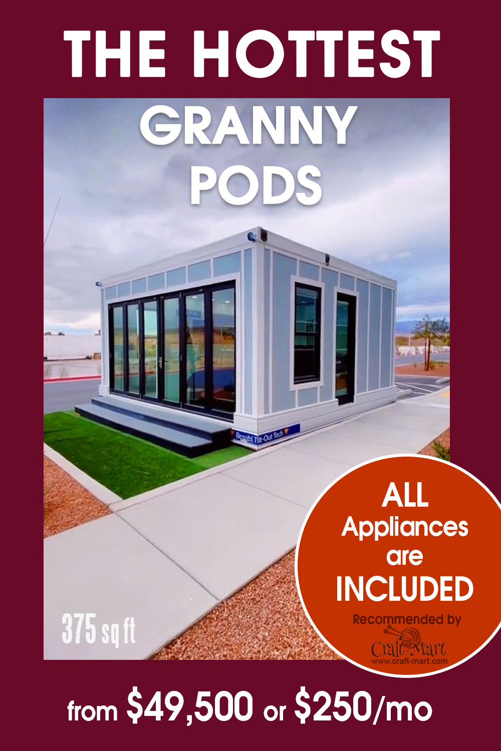 granny pods for sale and price lists