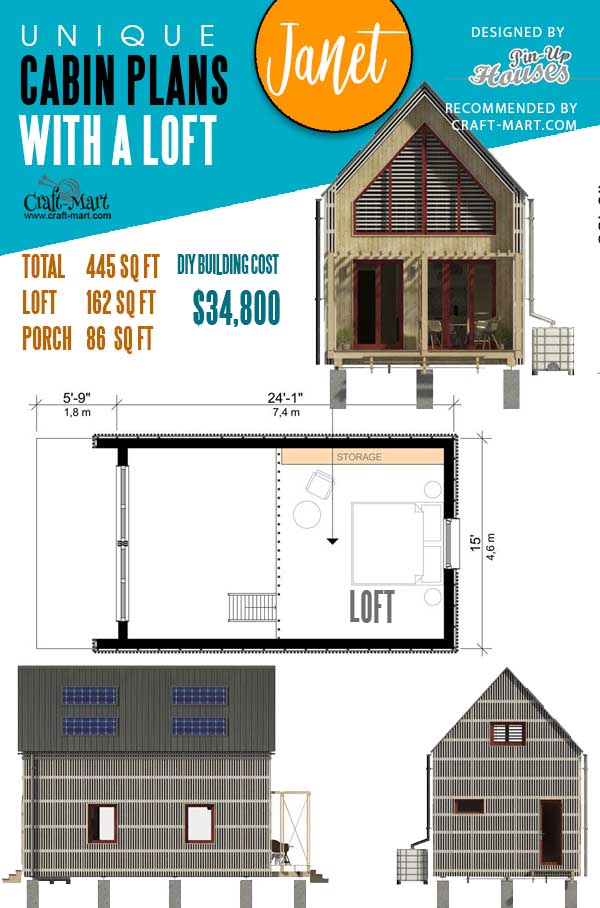 Cabin Plans on Stilts Hailey