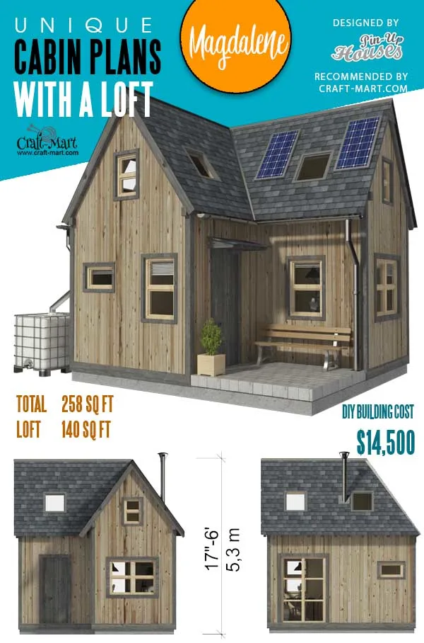 Elevations of Two Bedroom Tiny House Plans Magdalene