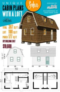 10 unique plans of tiny homes and cabins with loft - Craft-Mart