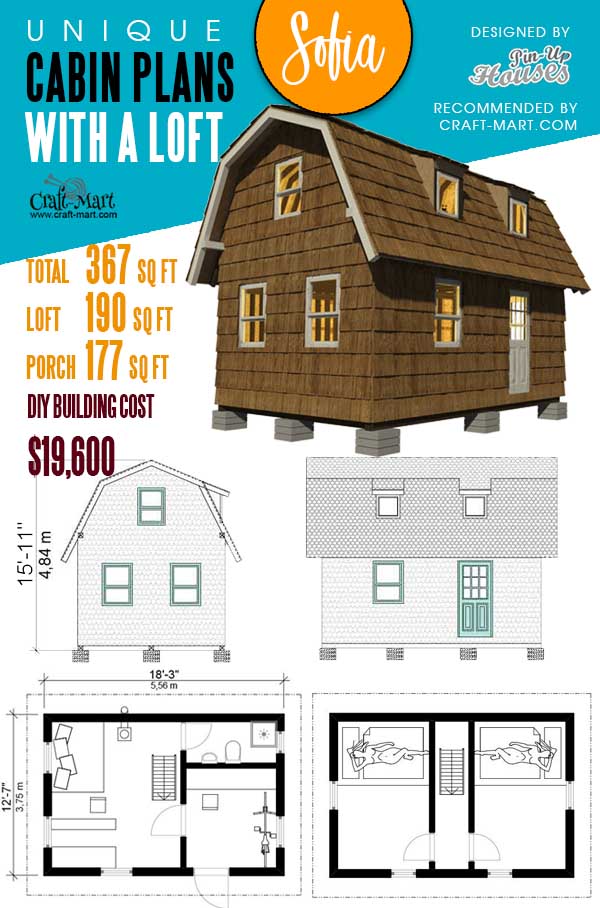 Small Gambrel Roof House Plans Sofia