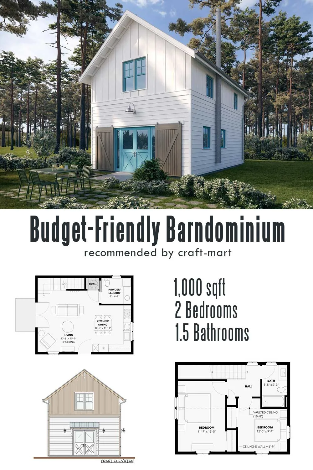 Cozy Budget-Friendly Barndominium Cottage