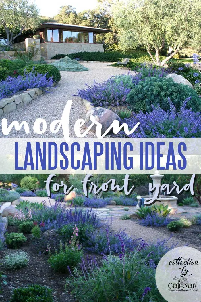 Landscaping Ideas For Front Yard On A, Modern Landscaping Ideas Front Yard