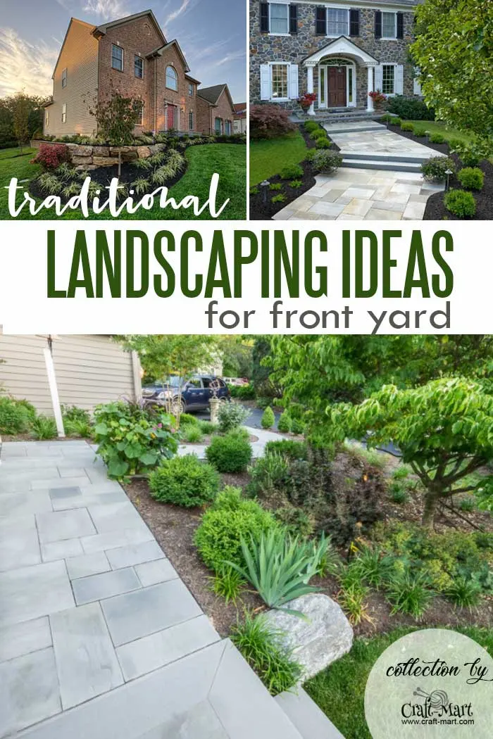 Landscaping Ideas For Front Yard On A, Landscape Ideas For Front Of House With Rocks