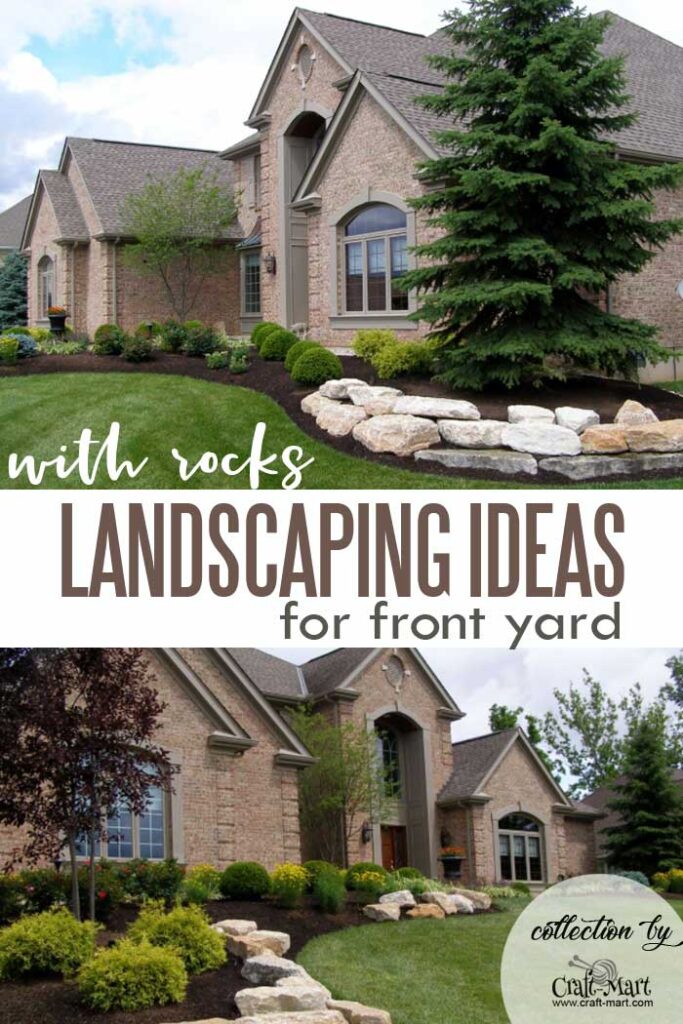 Landscaping ideas with rocks