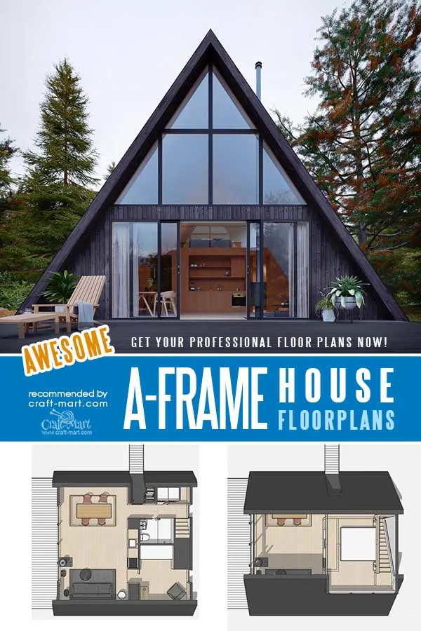 A-Frame House Plans for a small family