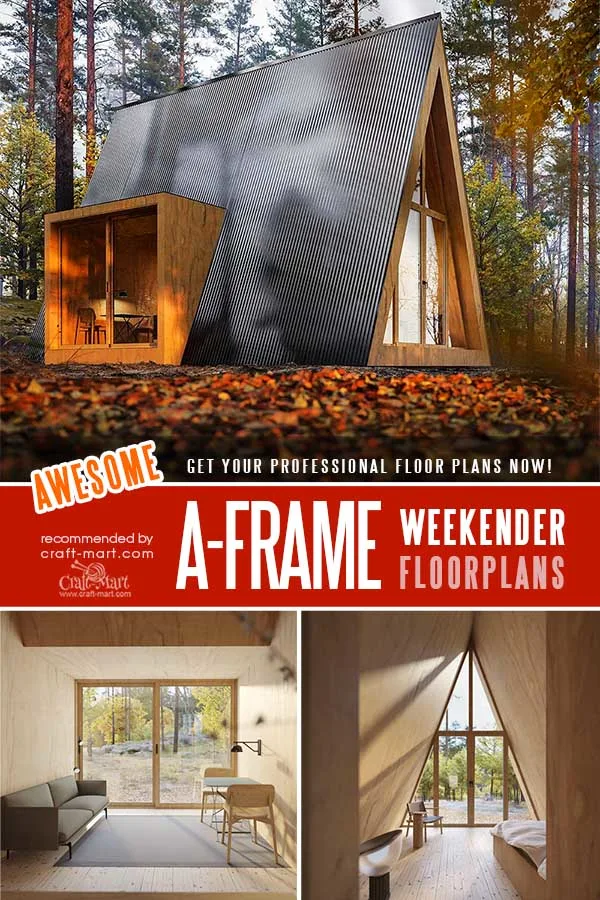 A-Frame Weekender Cabin Plans