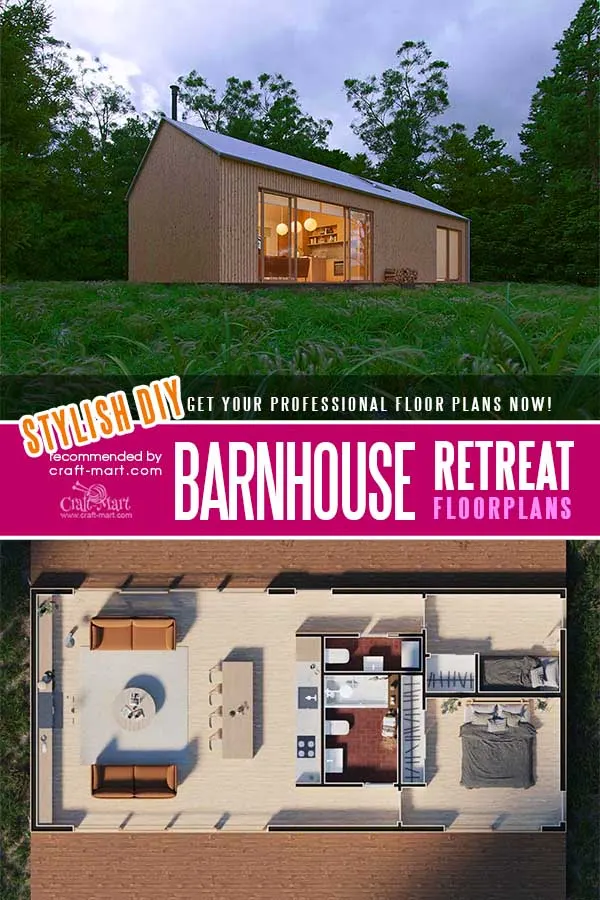 Barnhouse Retreat floorplans