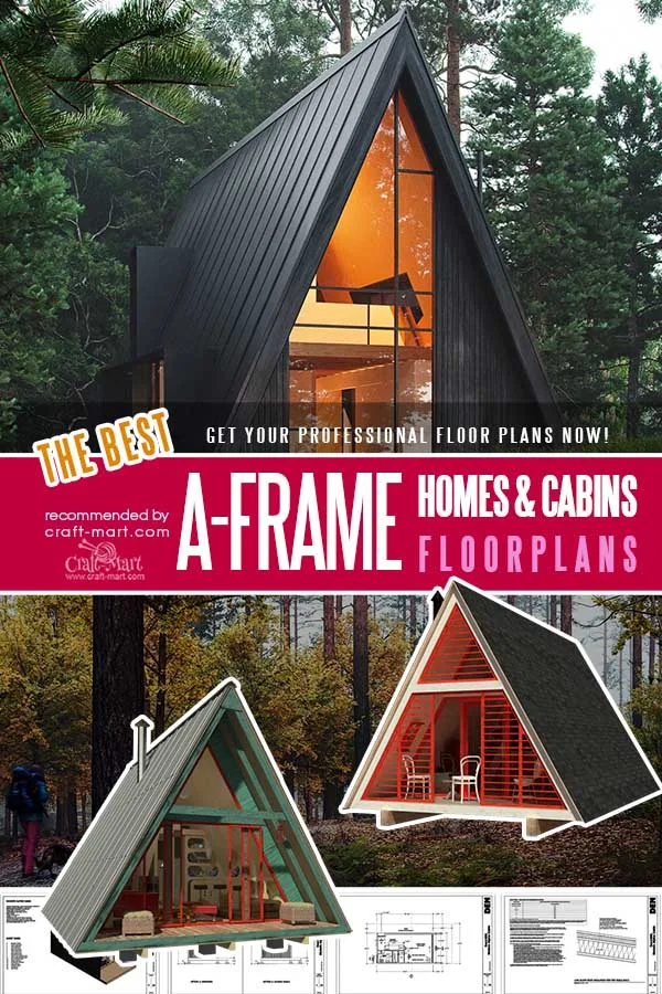 Cool A-frame Tiny House Plans