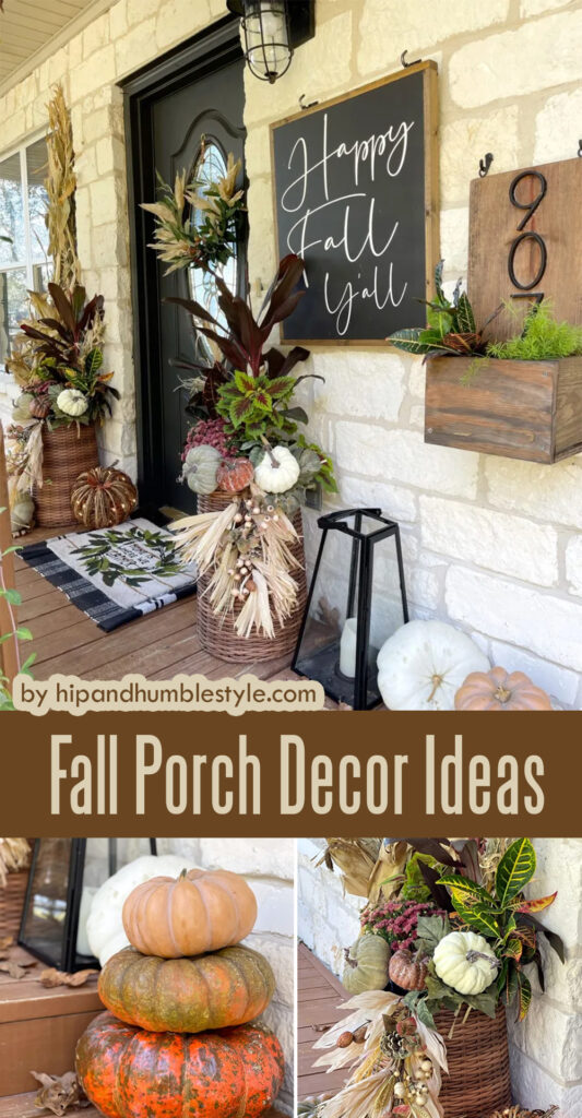 Fall Porch Idea by hipandhumblestyle