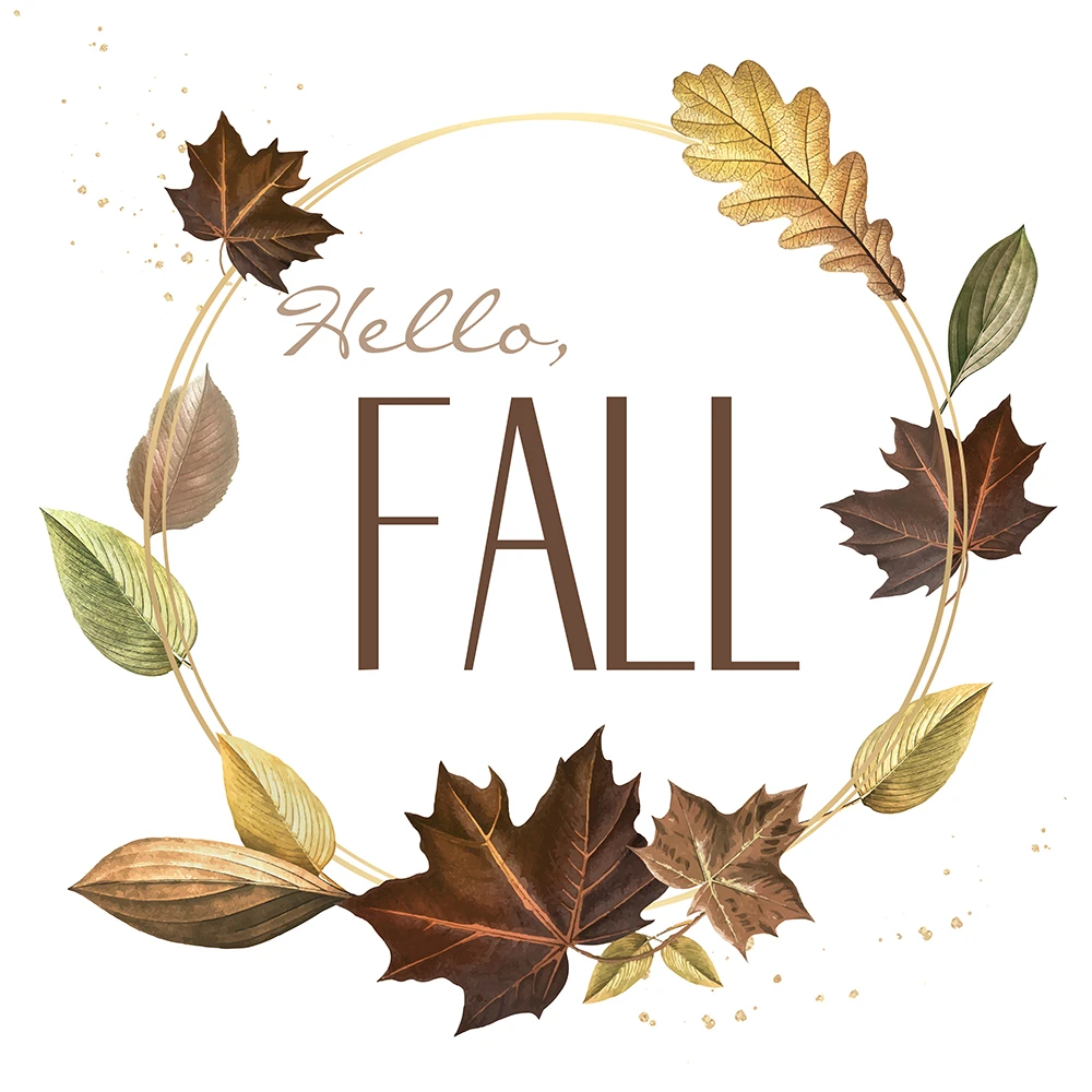 Fall Printable Wreath "Hello, Fall"