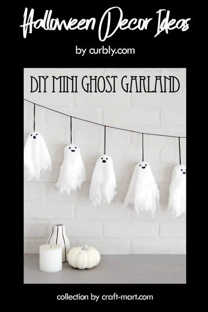 Halloween Mini Ghost Garland