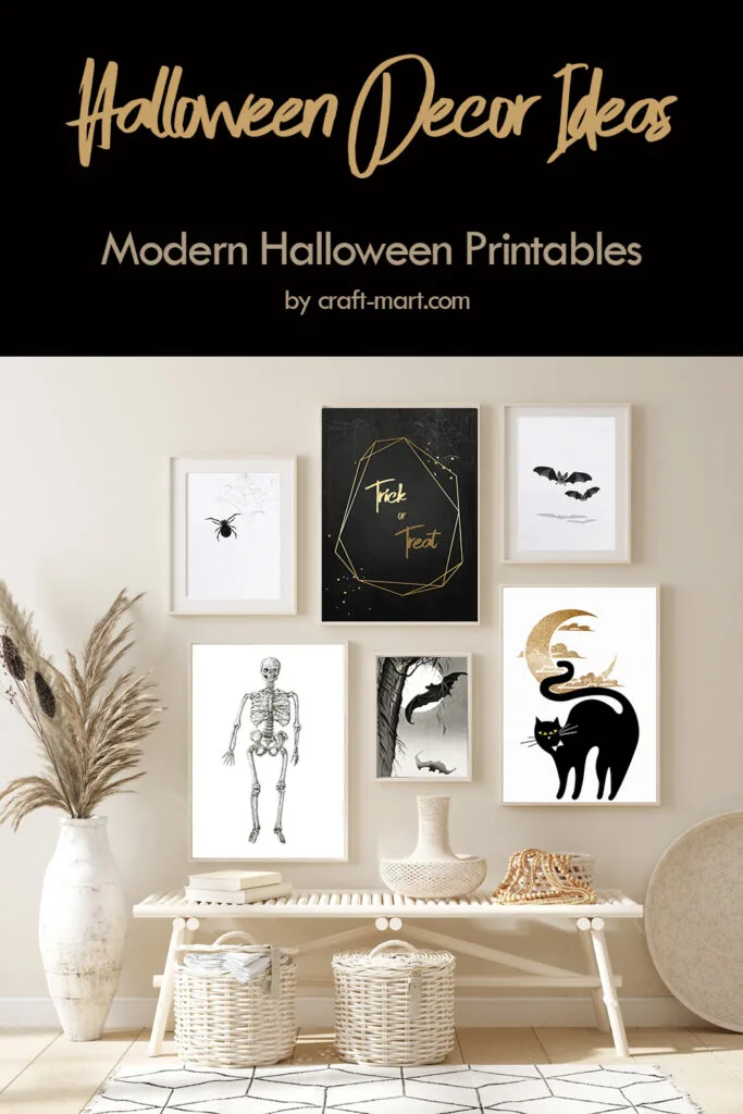 Halloween Decor Ideas: Modern Printables