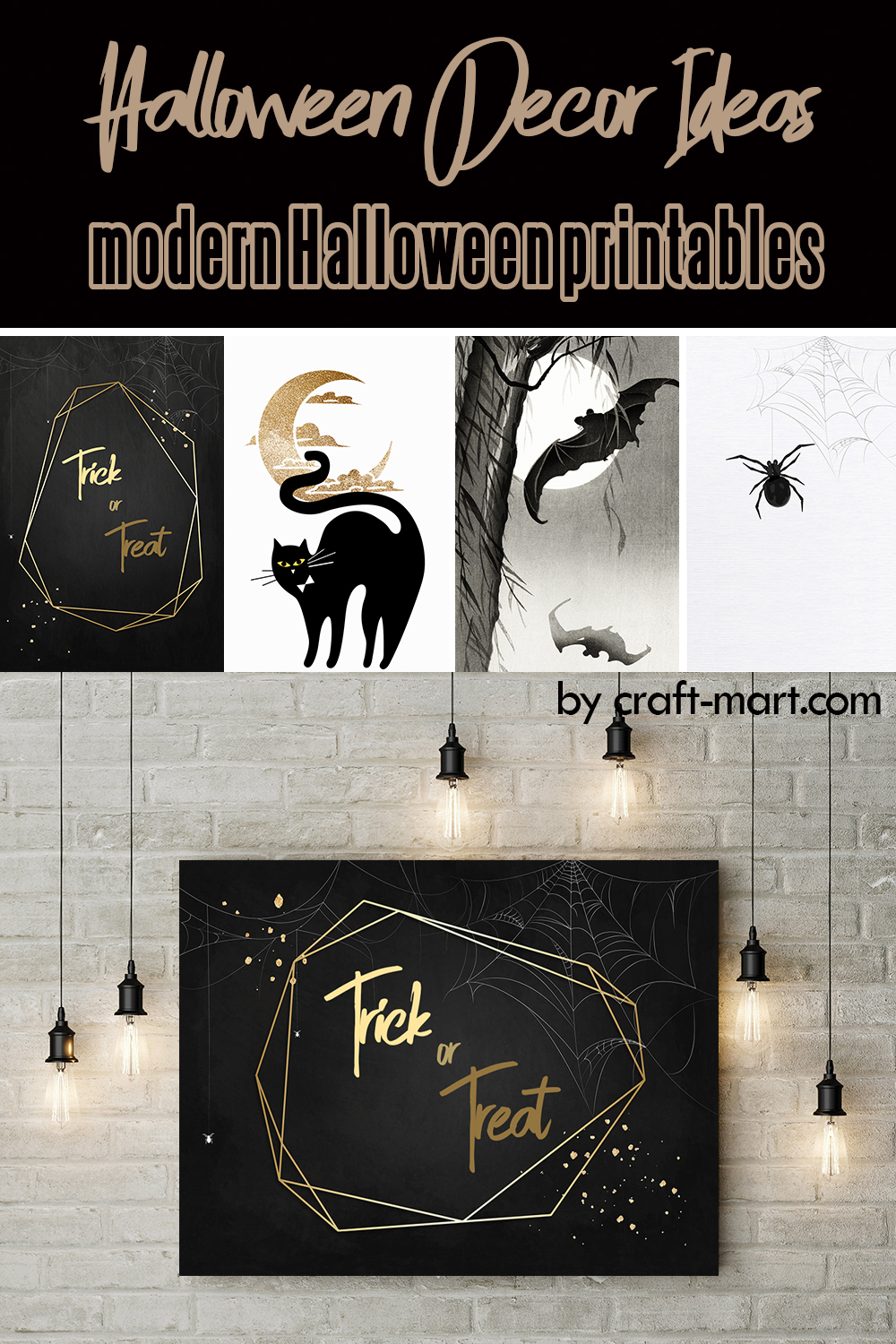 Halloween Decor Ideas: Modern Printables - Craft-Mart