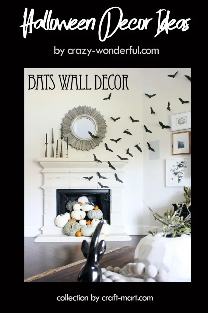 Bats Halloween Wall Decor