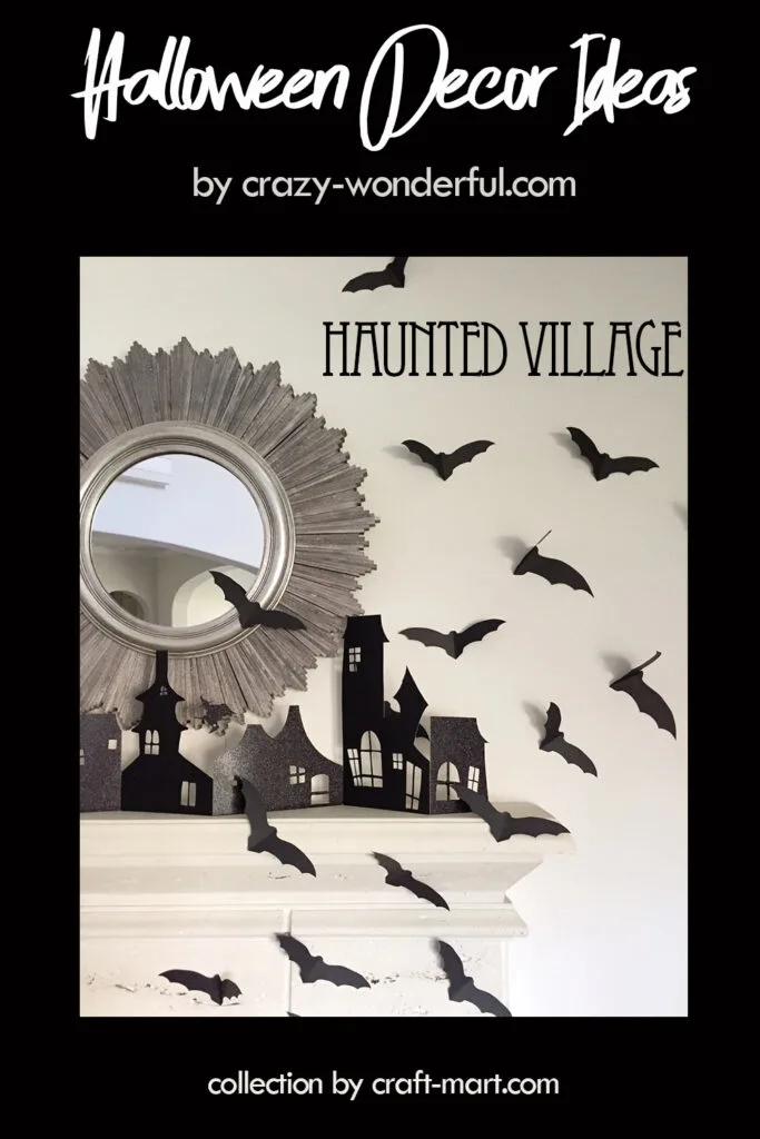 Easy Halloween DIY: Haunted Village