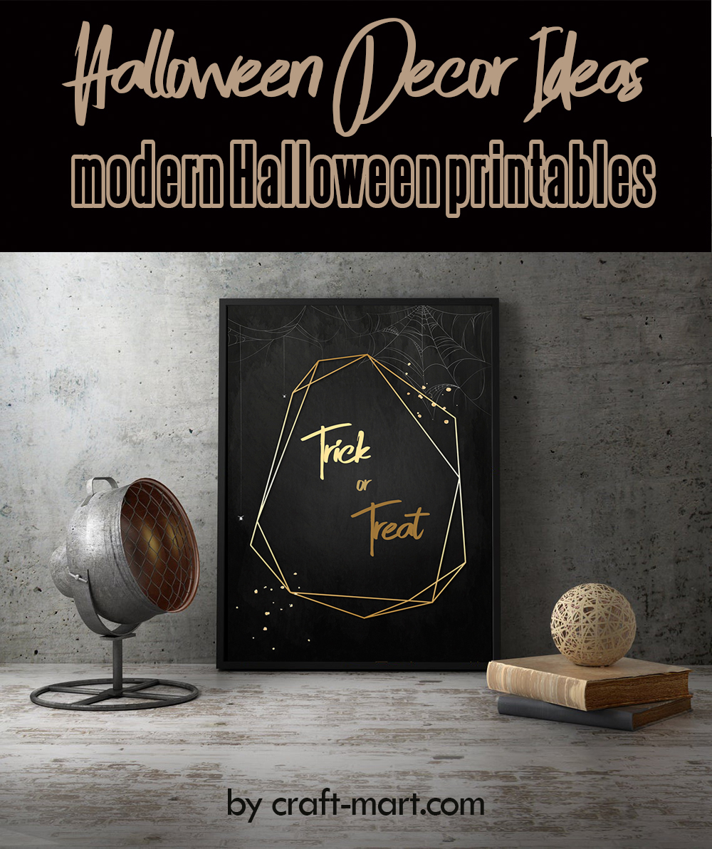 Modern Halloween Printables by craft-mart