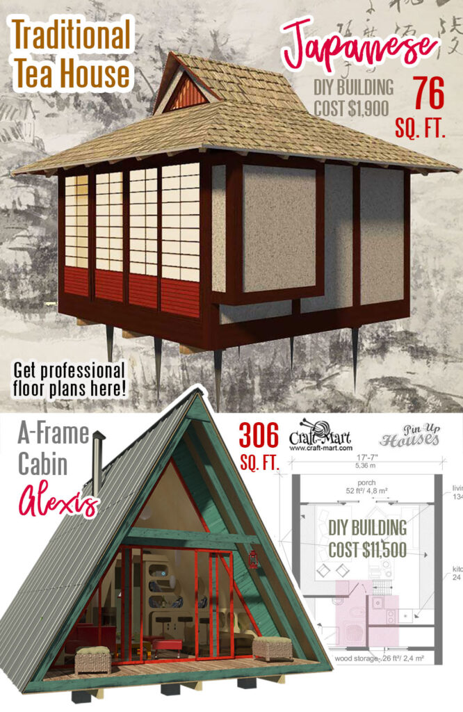 Japanese small tea house plans