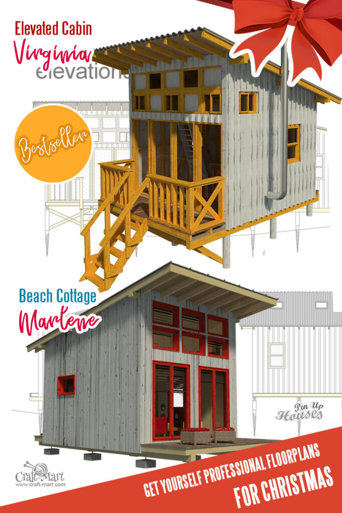 Cute Clearstory cabin and awesome containers home plans