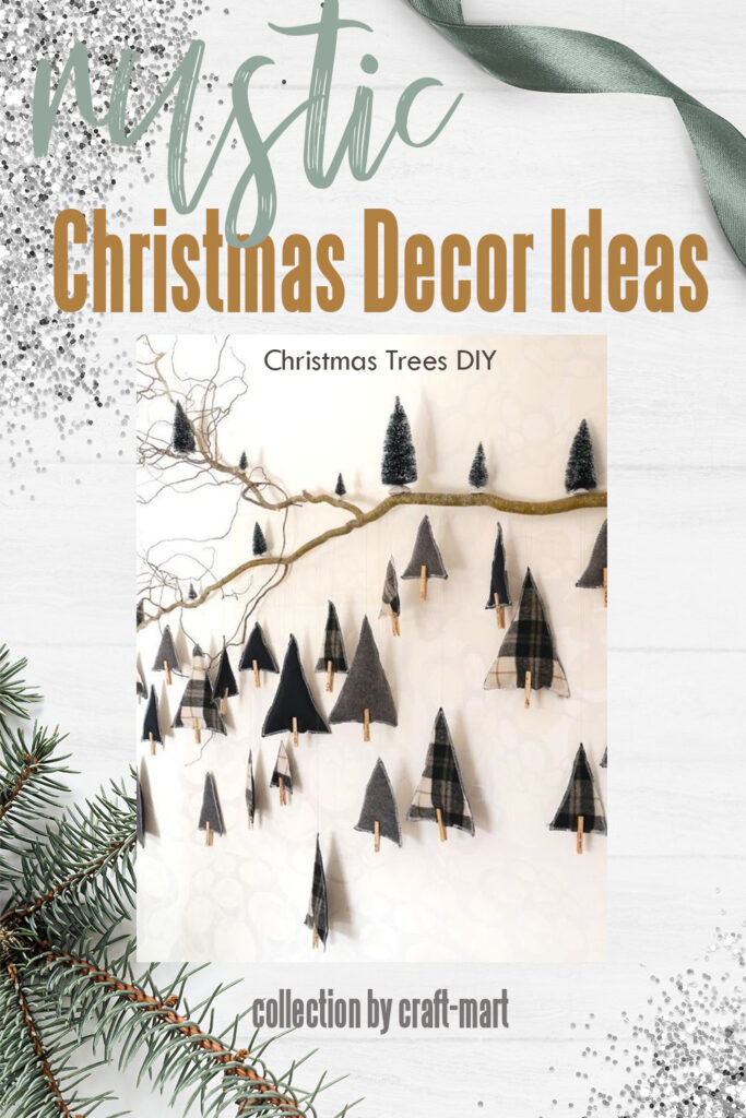 Rustic Christmas Trees Decor