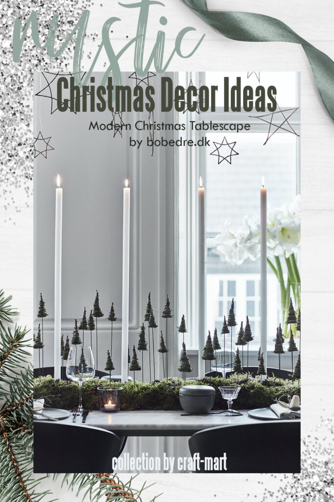 Modern Rustic Holiday Table Decor