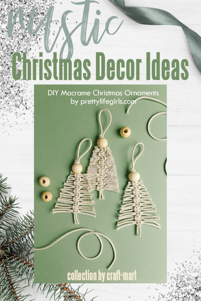 Holiday Crafts: DIY Macrame Christmas Ornament