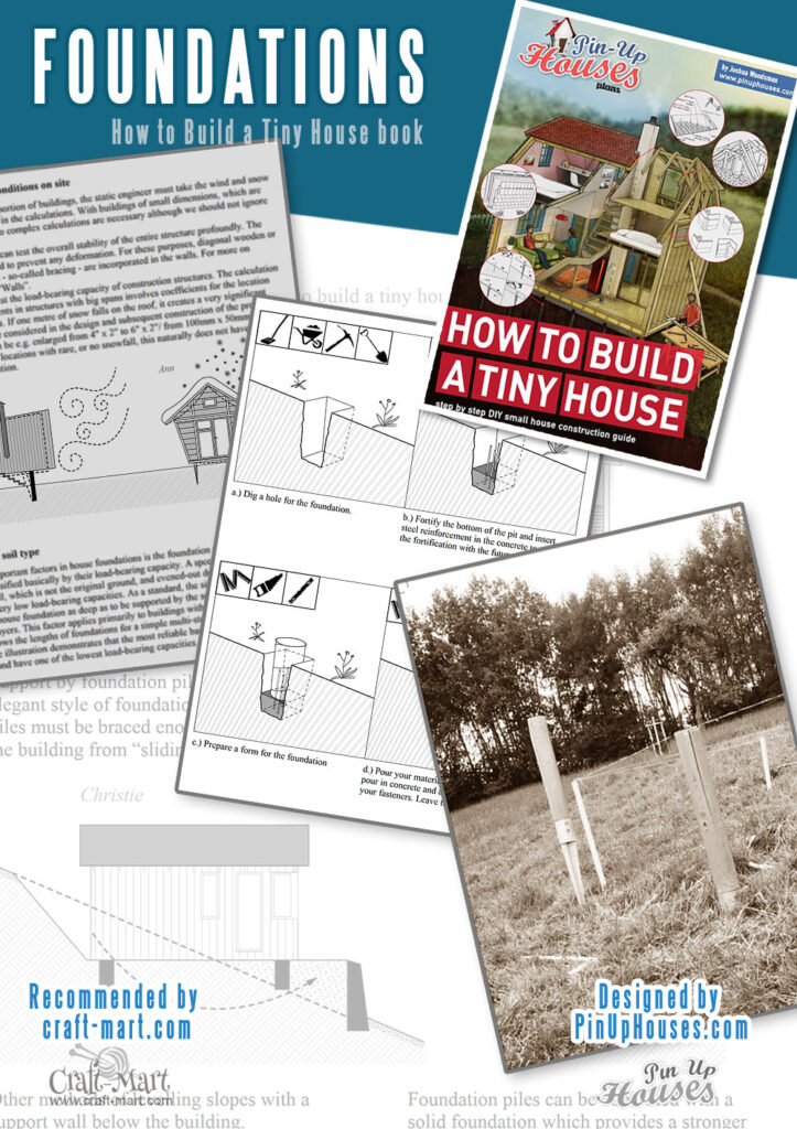 Tiny house foundations from How to build a tiny house book