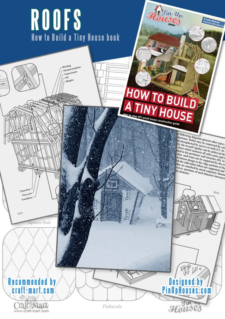 Building a tiny house book - Roof structure section