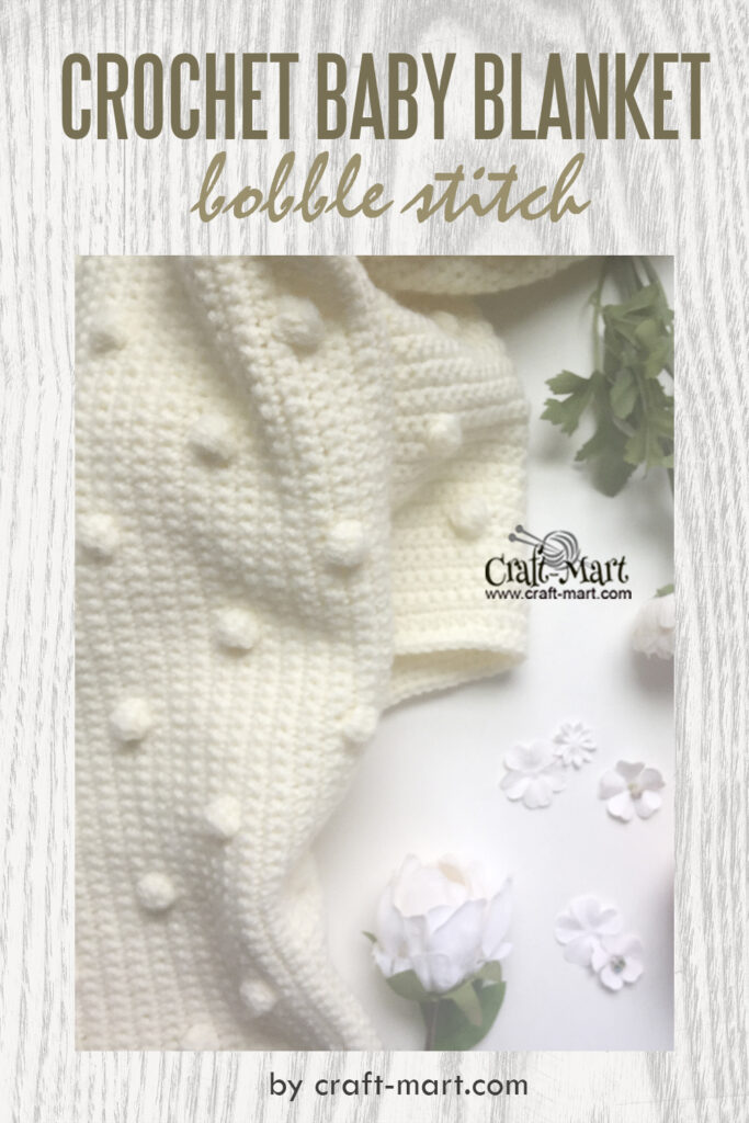 Easy Crochet Blanket: Bobble Stitch