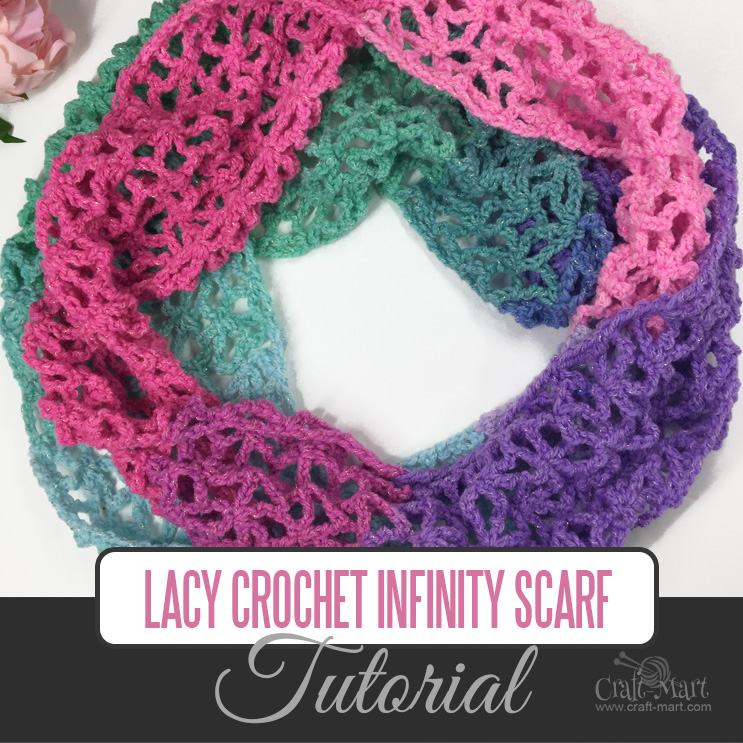 quick crochet project - Infinity Scarf Pattern
