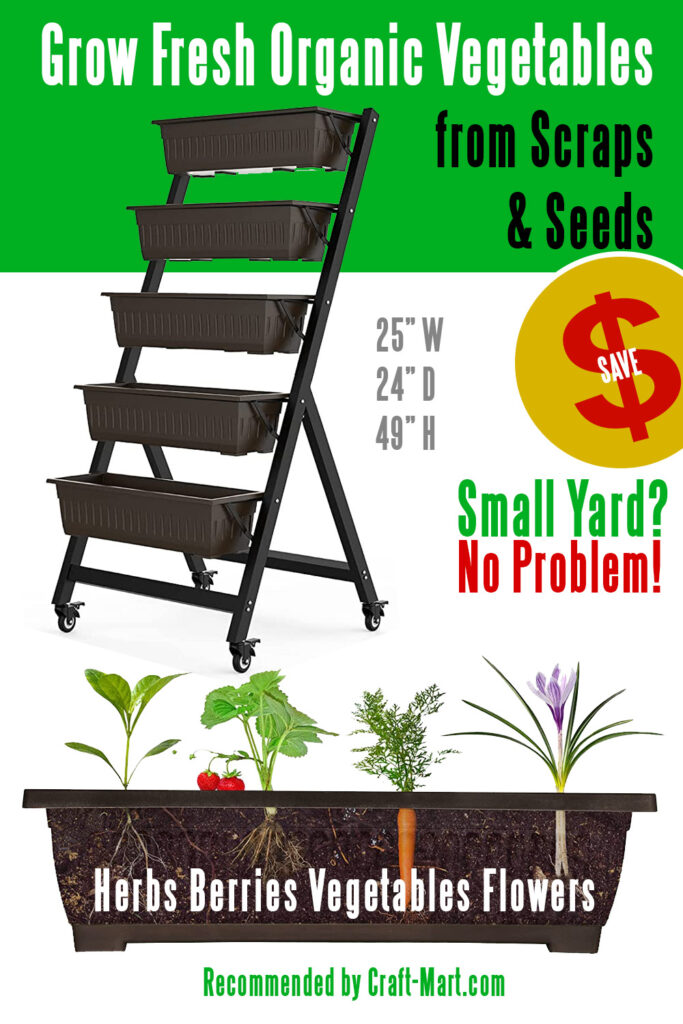 vertical garden bed for vegetables and herbs