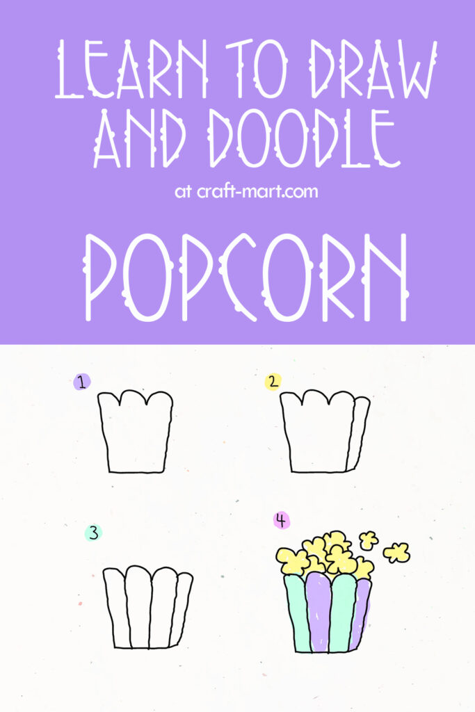 How to Draw Popcorn