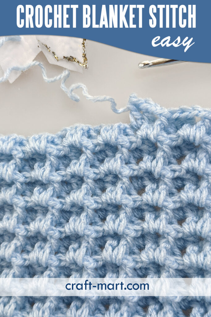 Easy Crochet Blanket Stitch