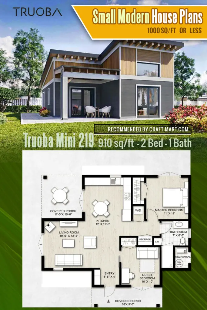 910 square foot house plan