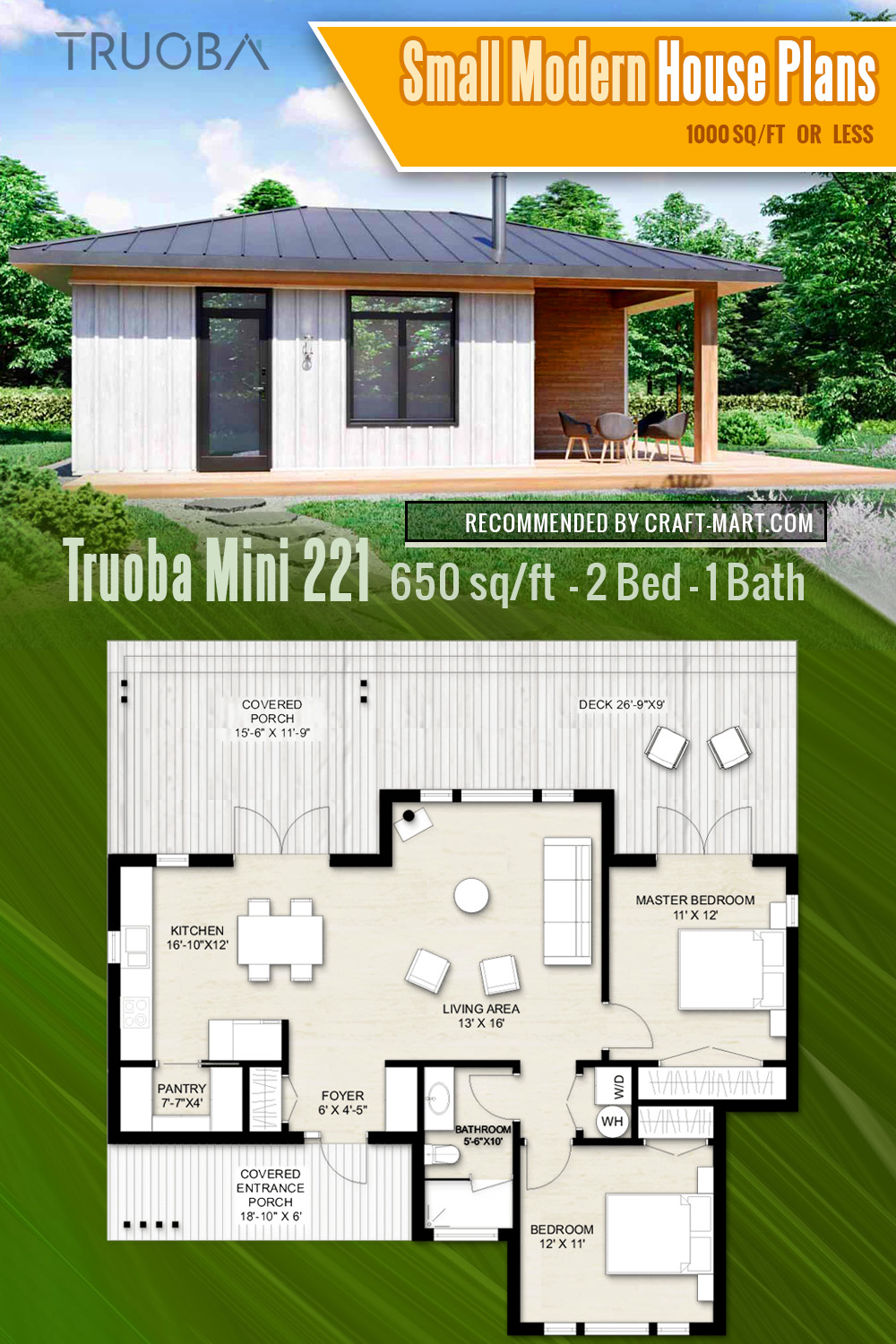 402 1000 Square Foot House 221 