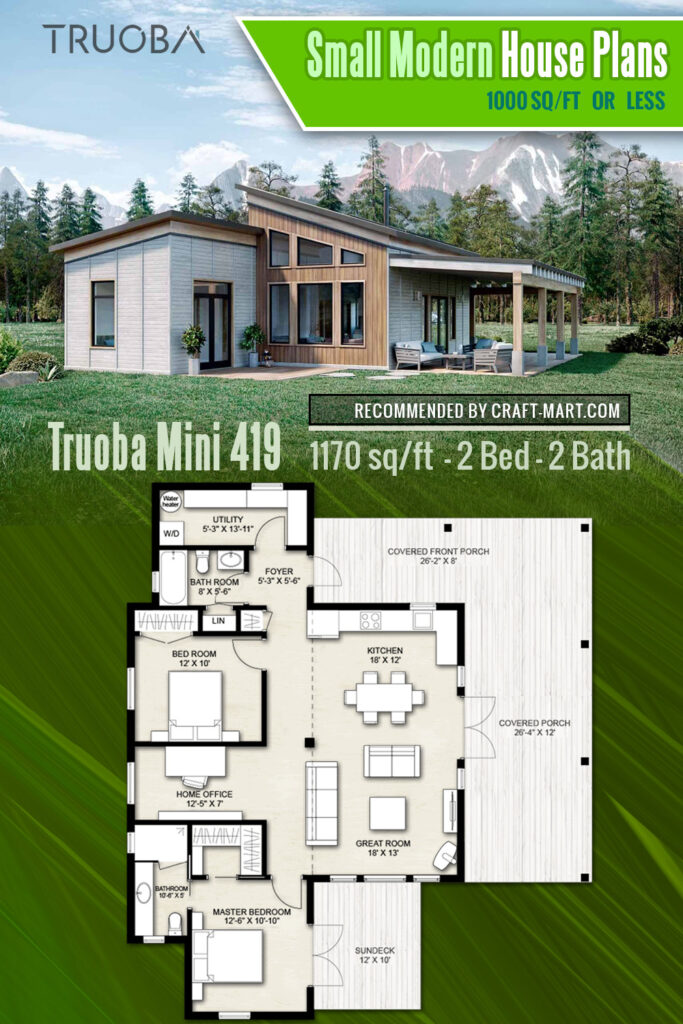 1000 square feet house plan