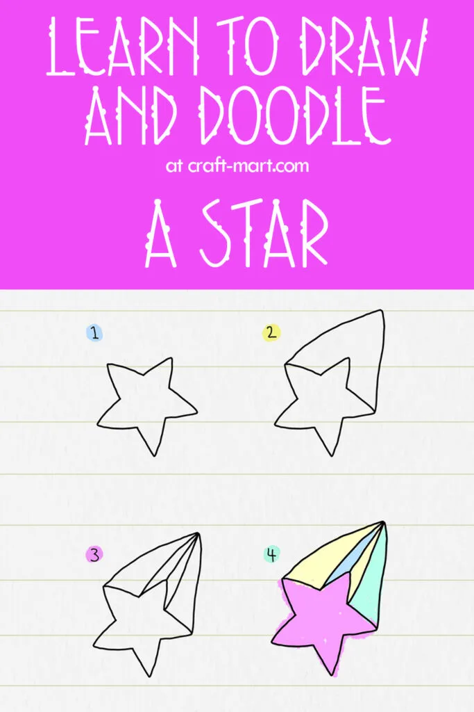 Learn to Doodle a Star