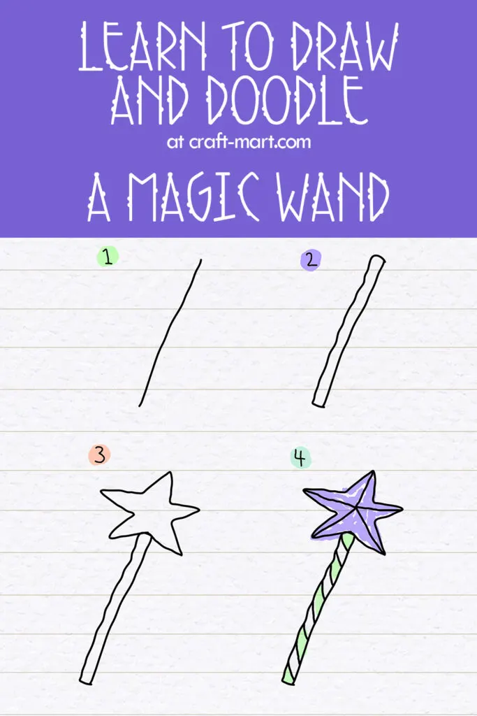 Learn to Draw a Magic Wand