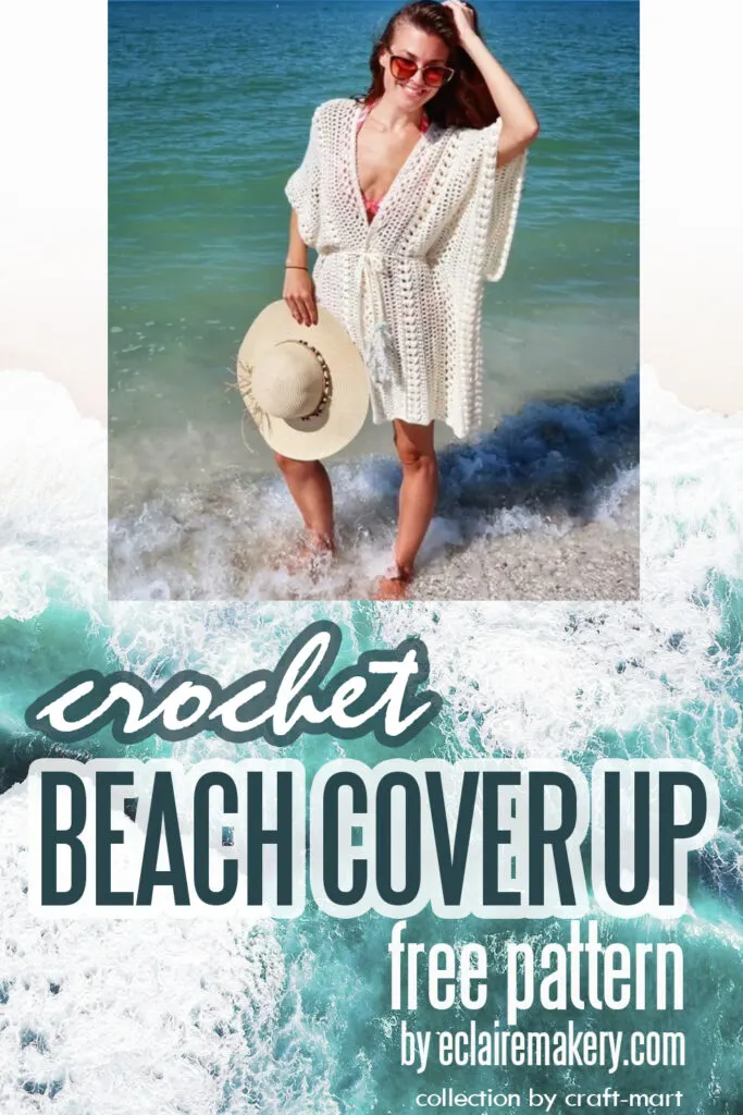 Tranquility Ruana: Free Crochet Beach Cover Up Pattern