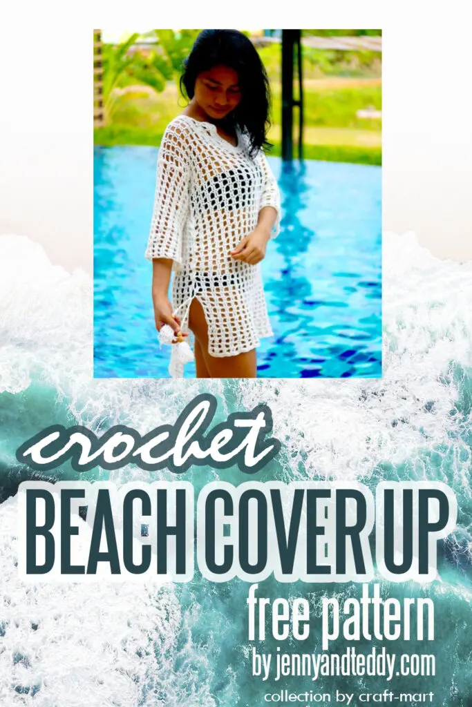'Sunshine' crochet beach cover up - free pattern