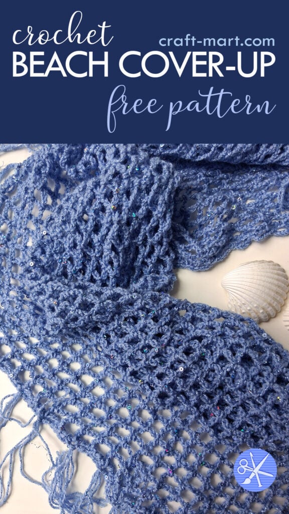 BOHO Crochet Triangle Wrap