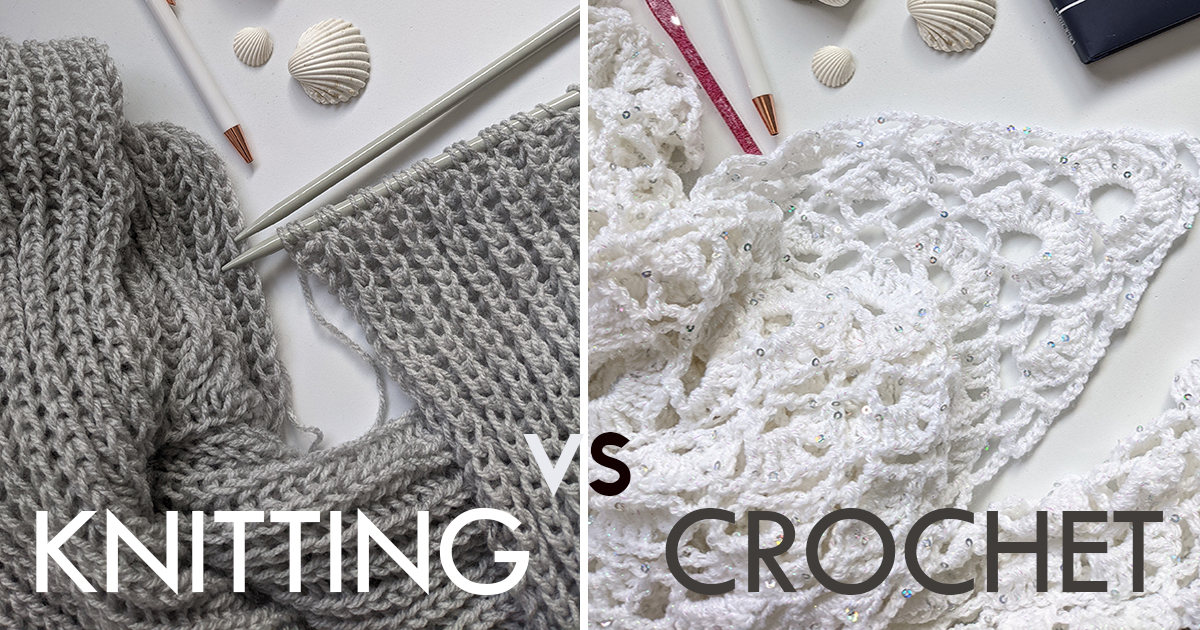Knitting vs Crochet: How To Knit (If You Crochet) – Mama In A Stitch