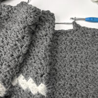 Crochet Cluster Stitch Blanket
