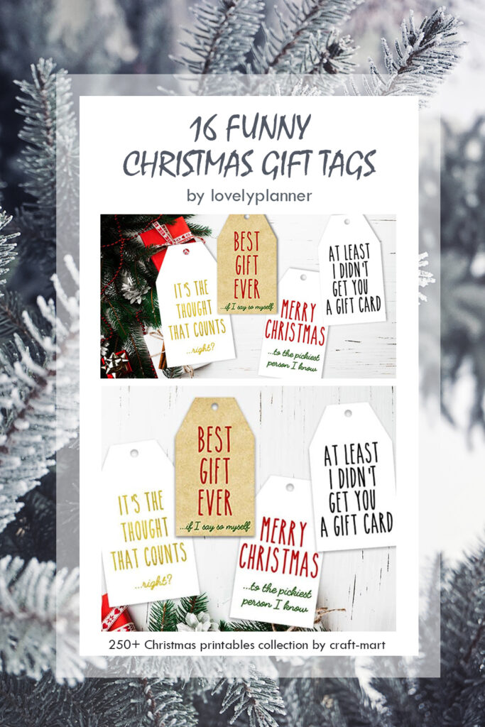 Funny Printable Gift Tags